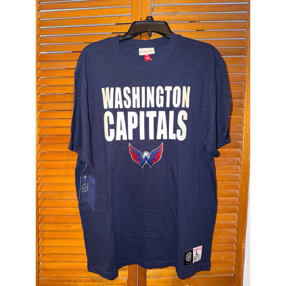 Washington Capitals Mitchell & Ness Shirt. Mens Large (NWTS)